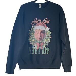Gildan Heavy Blend Holiday Lets Get Litty Up Crewneck M
